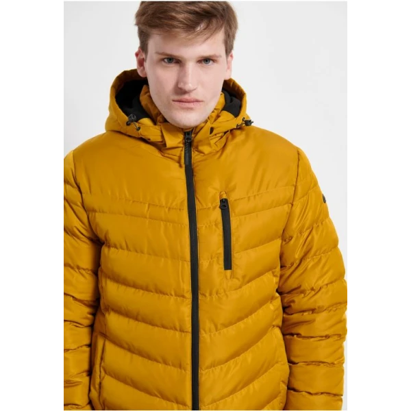 Ανδρικό Μπουφάν Μουσταρδί Funky Buddha FBM004-004-01 - Image 6