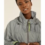 Γυναικείο Μπουφάν Αντιανεμικό Ασημί Guess O1BA92WO06N - Image 3