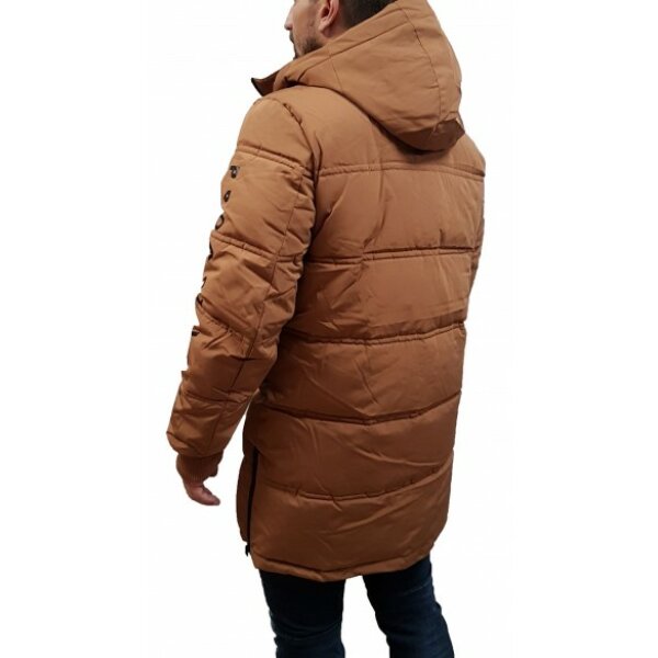 Ανδρικό Μπουφάν Biston 46-201-041 Καφέ - Image 3