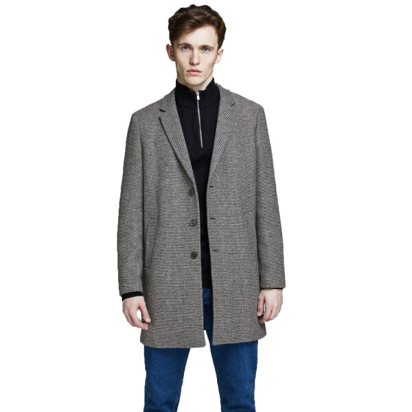 fcskzbpwdf5 Ανδρικό Παλτό JACK & JONES 12154382 Γκρί - Image 1