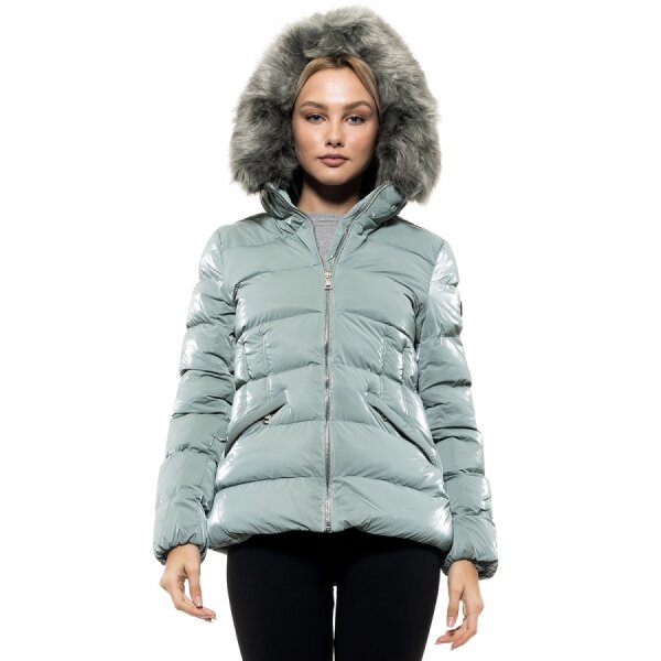 Biston fashion γυναικείο πανωφόρι Πράσινο 46-101-081 - Image 1