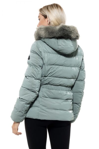Biston fashion γυναικείο πανωφόρι Πράσινο 46-101-081 - Image 2