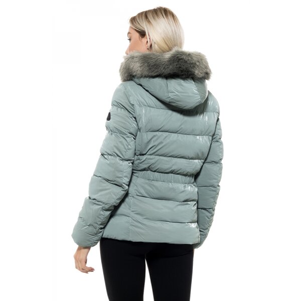 Biston fashion γυναικείο πανωφόρι Πράσινο 46-101-081 - Image 2