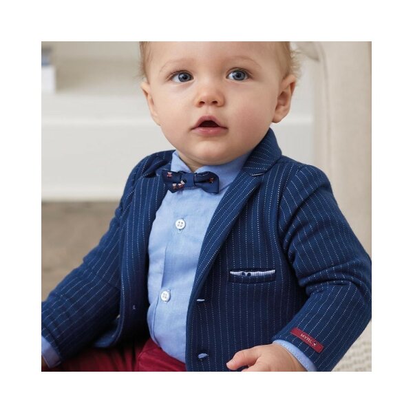 mayoral-βρεφικό-πουκάμισο-για-αγόρι MAYORAL NEW BORN ΣΑΚΑΚΙ ΜΠΛΕ ΜΕ ΡΙΓΑ 02414-059 - Image 1