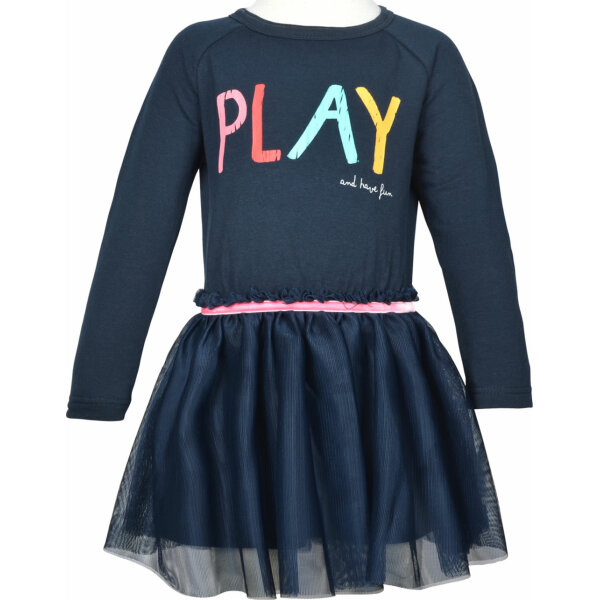 name-it-sweat-kleid-mit-tuell-langarm-nmfnagina-dark-sapphire-13157146-01 NAME IT ΦΟΡΕΜΑ ΜΑΚΟ ΜΠΛΕ 13157146 - Image 1