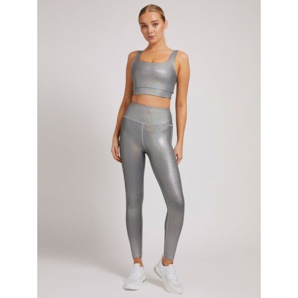 γυναικειο-edith-active-bra-guess-o1ba78mc04h-jblk Γυναικείο Crop Top Ασημί Guess O1BA78MC04H - Image 1