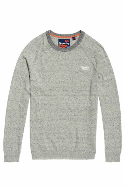 Ανδρική Μπλούζα Πλεκτή SUPER DRY M6100025A Γκρί