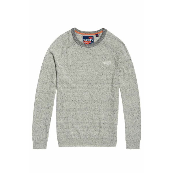 023340010004_photo1 Ανδρική Μπλούζα Πλεκτή SUPER DRY M6100025A Γκρί - Image 1