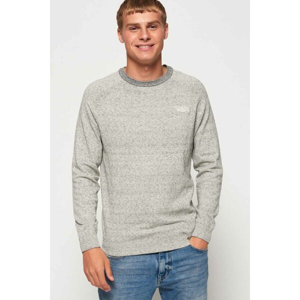 Ανδρική Μπλούζα Πλεκτή SUPER DRY M6100025A Γκρί - Image 3