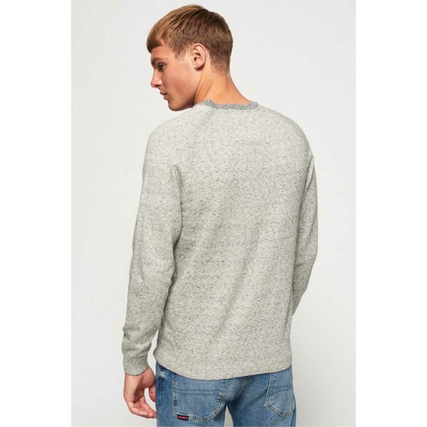 Ανδρική Μπλούζα Πλεκτή SUPER DRY M6100025A Γκρί - Image 4