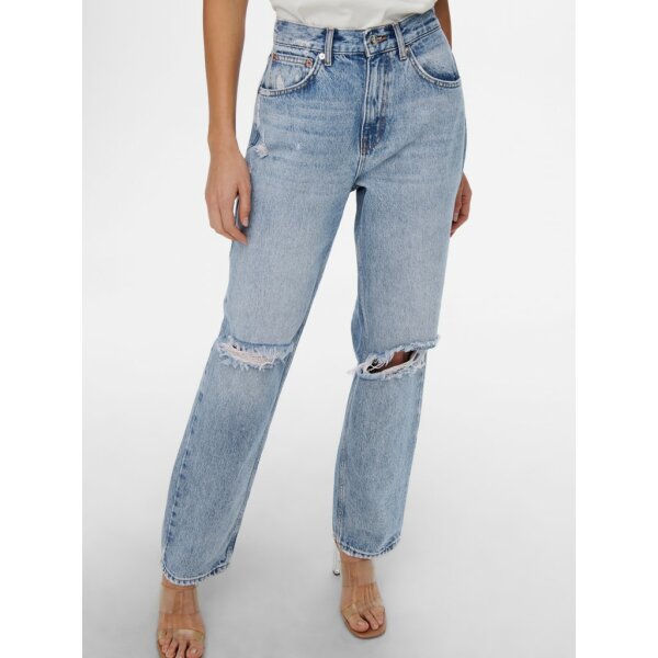 15250328_3815269_Detail ΠΑΝΤΕΛΟΝΙ ONLY ONLROBYN LIFE ANKLE STRAIGHT FIT JEANS - Image 1