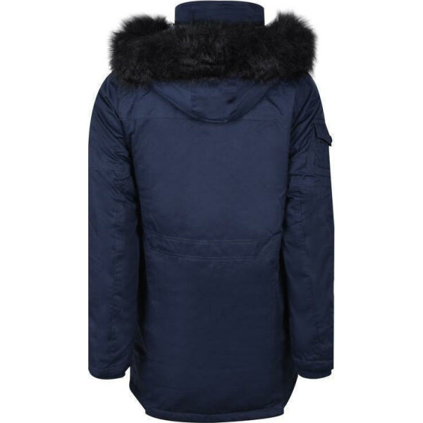 Ανδρικό Μπουφάν BISTON Παρκά 38-201-050 Μπλέ - Image 4