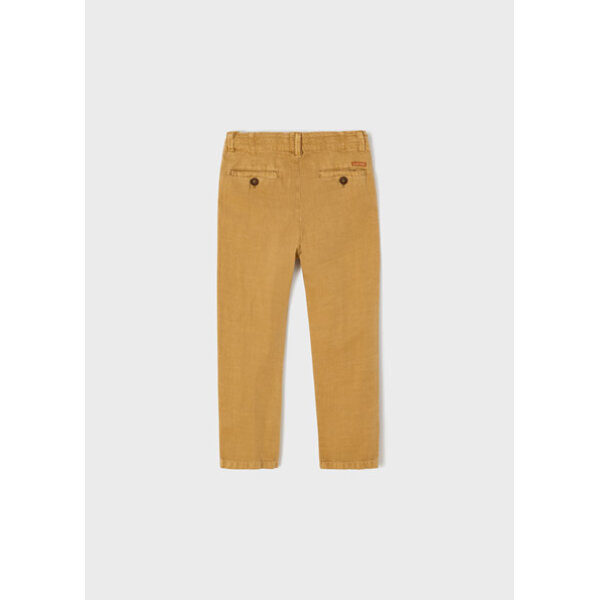 22-03577-029-M-5 Παντελόνι μακρύ λινό καπαρτινέ αγόρι Μπέζ 22-03577-028 - Image 3