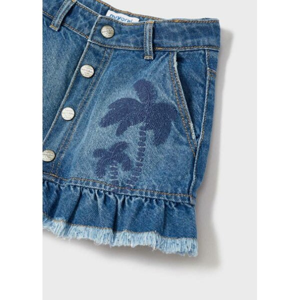 Φούστα τζιν βολάν κορίτσι 22-03901-088 - Image 4