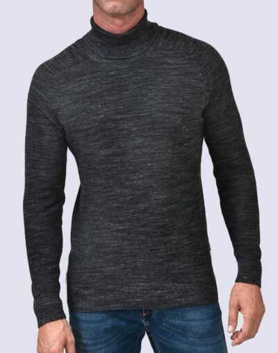 Ανδρική Μπλούζα Ζιβάγκο JACK & JONES 12176688 Γκρί - Image 2