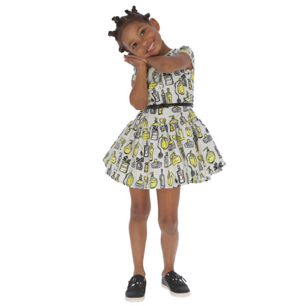 PAIDIKO-FOREMA-MAYORAL-19-04928-051-KITRINO-KORITSI Παιδικό Φόρεμα Mayoral 19-04928-051 Κίτρινο Κορίτσι - Image 2