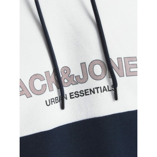 Ανδρική Φούτερ Jack & Jones  12190441 Λευκή - Image 4