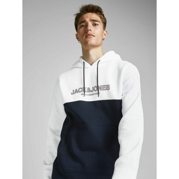 Ανδρική Φούτερ Jack & Jones  12190441 Λευκή - Image 7