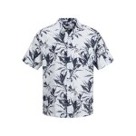 Ανδρικό Πουκάμισο Κοντομάνικο Jack & Jones 12201918 Λευκό