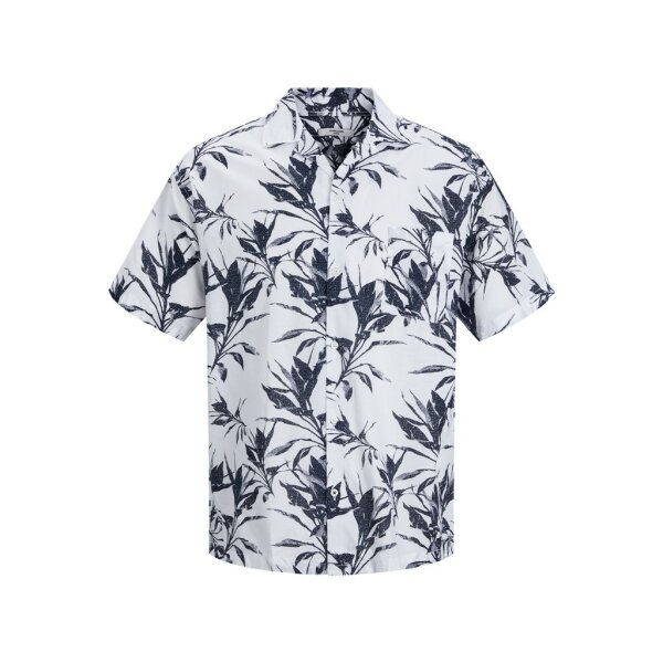 Ανδρικό Πουκάμισο Κοντομάνικο Jack & Jones 12201918 Λευκό - Image 1