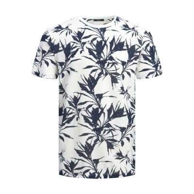 Ανδρική Μπλούζα Κοντομάνικη Jack & Jones 12204382 Λευκή