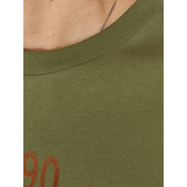 Ανδρική Μπλούζα Κοντομάνικη Jack & Jones 12205389 Πράσινο - Image 4