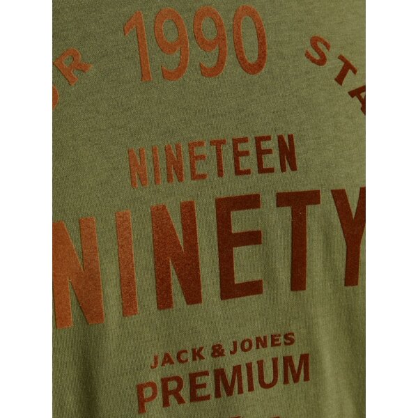 Ανδρική Μπλούζα Κοντομάνικη Jack & Jones 12205389 Πράσινο - Image 5