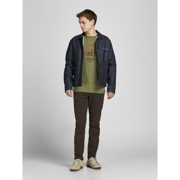 Ανδρική Μπλούζα Κοντομάνικη Jack & Jones 12205389 Πράσινο - Image 6