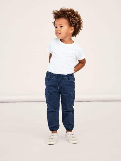 Παιδικό Παντελόνι με τσέπες Μπλέ Αγόρι 13198121 Name It - Emporio Shop