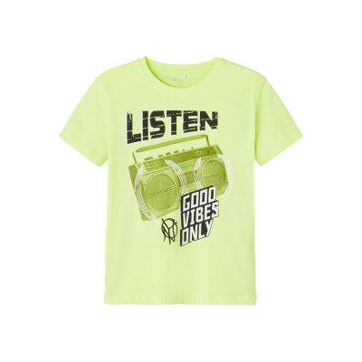 Μπλούζα για Αγόρι Name it 13200272-Lime