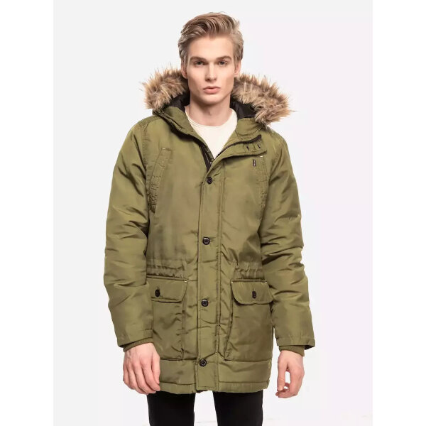 ΑΝΔΡΙΚΟ ΜΠΟΥΦΑΝ ΠΑΡΚΑ ΜΕ ΚΟΥΚΟΥΛΑ BLEND 20706799 Χακί - Image 1