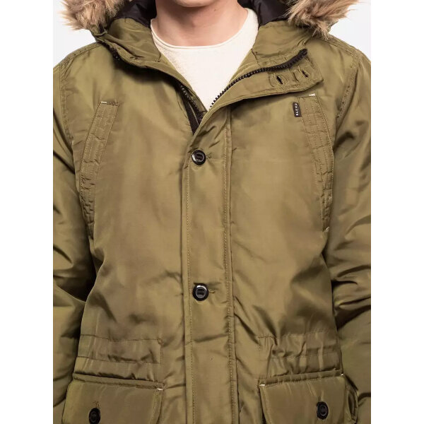 ΑΝΔΡΙΚΟ ΜΠΟΥΦΑΝ ΠΑΡΚΑ ΜΕ ΚΟΥΚΟΥΛΑ BLEND 20706799 Χακί - Image 3