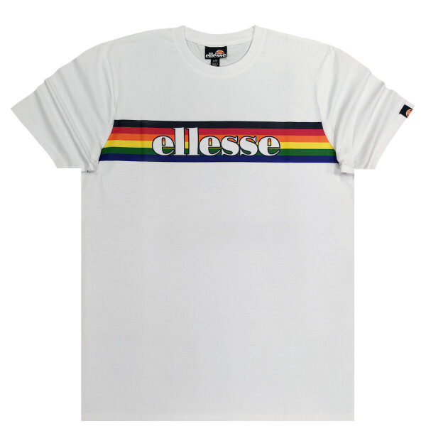 20220112095904_ellesse_shm13822_andriko_t_shirt_leyko_me_logotypo Ανδρική Μπλούζα Ellesse SHM13822 Λευκή - Image 1