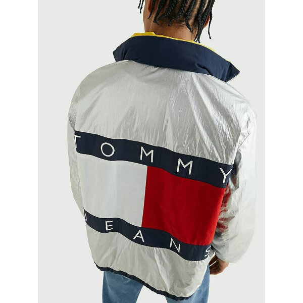 20220323094810_1cf746ab Ανδρικό Μπουφάν διπλής Όψεως Tommy Jeans DM13733 Μπλέ - Image 5
