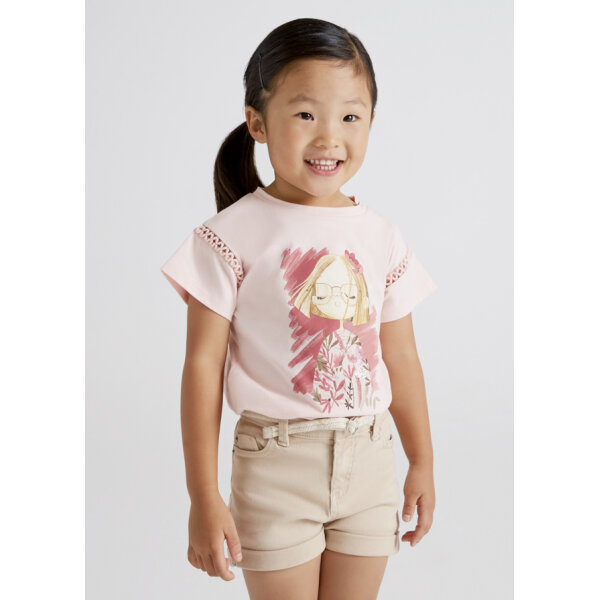 22-00234-030-L-3 Σόρτς καπαρτινέ ECOFRIENDS κορίτσι Μπέζ 22-00234-030 - Image 1