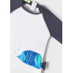 Μπλούζα μακρυμάνικη baby αγόρι Μπλέ 22-01019-092 - Image 2