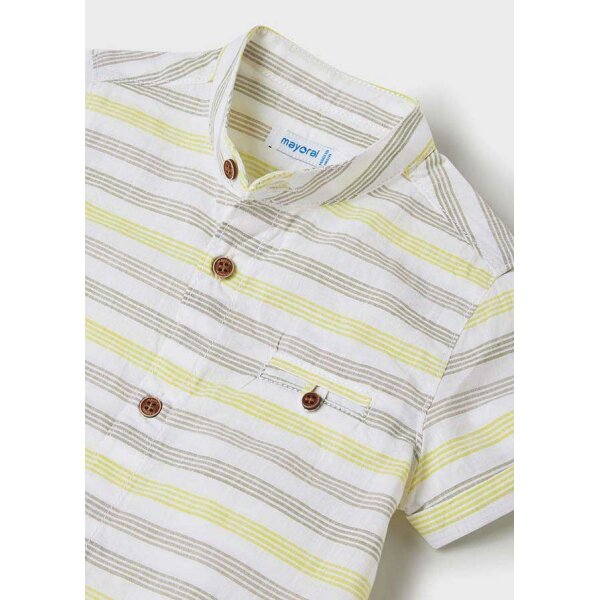 22-01113-010-L-6 Πουκάμισο ριγέ γιακάς μάο baby αγόρι 22-01113-010 - Image 3