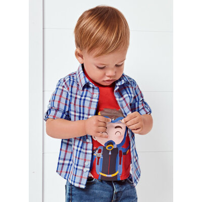 Πουκάμισο Καρό Λινό baby αγόρι 22-01119-063