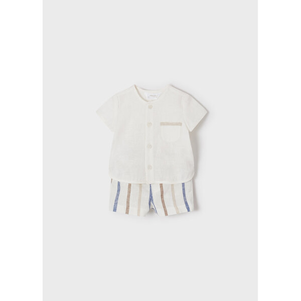 22-01213-014-L-4 Σετ Πουκάμισο ECOFRIENDS Νεογέννητο Αγόρι 22-01213-014 - Image 1