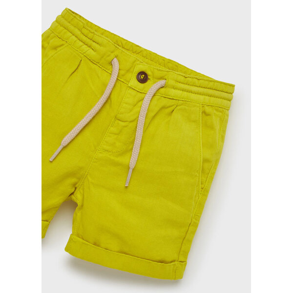 22-01220-014-L-6 Βερμούδα Λινή Αμπιγιέ Λαδί baby αγόρι 22-01220-014 - Image 3