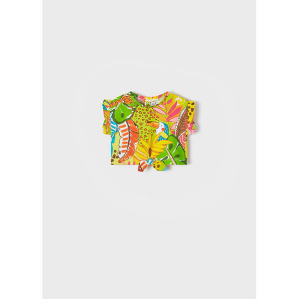 22-01243-049-L-5 Σετ σορτς baby κορίτσι  Κίτρινο 22-01243-049 - Image 3