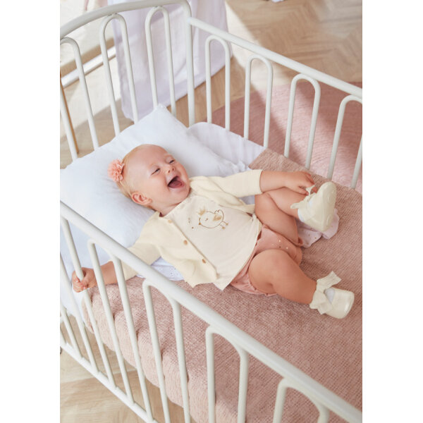 22-01346-040-L-2 Ζακέτα μακριά και καλτσάκια πλεκτά ECOFRIENDS Νεογέννητο - Image 1