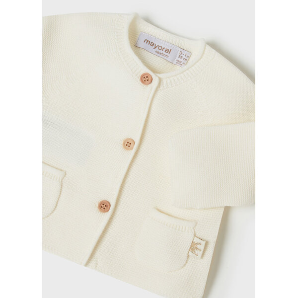 Ζακέτα μακριά και καλτσάκια πλεκτά ECOFRIENDS Νεογέννητο - Image 5