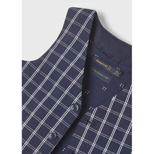 Γιλέκο Λινό Αμπιγιέ Μπλέ baby αγόρι 22-01353-021 - Image 3