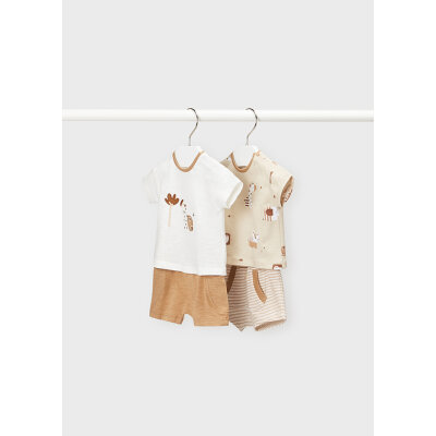 Σετ 4 τεμάχια κοντό ECOFRIENDS Νεογέννητο Αγόρι 22-01650-070