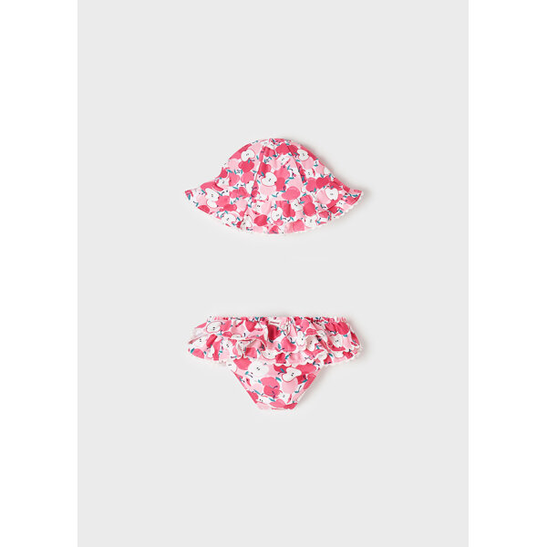 22-01685-053-L-5 Σέτ Μαγιό με καπέλο baby κορίτσι Φούξ 22-01685-053 - Image 2