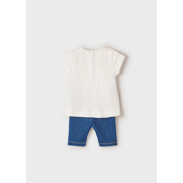 22-01726-094-L-5 Σετ κολάν baby κορίτσι Εκρού 22-01726-094 - Image 2