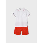 Σετ με βερμούδα και πόλο αγόρι Κόκκινο 22-03269-034