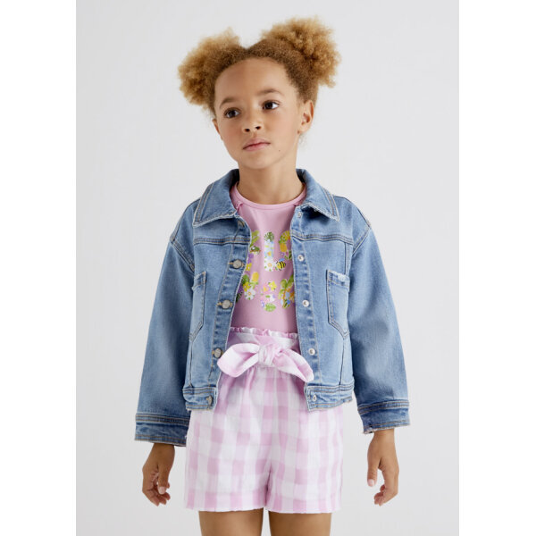 Τζάκετ τζιν τσέπες κορίτσι 22-03426-088 - Image 1
