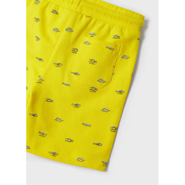 Σετ παντελόνι κοντό σταμπωτό αγόρι Κίτρινο 22-03654-022 - Image 4